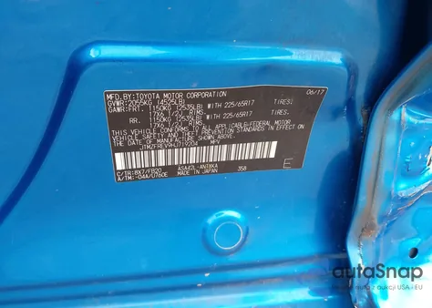 2017 Toyota Rav4 Le from USA, damaged, VIN JTMZFREV9HJ719204